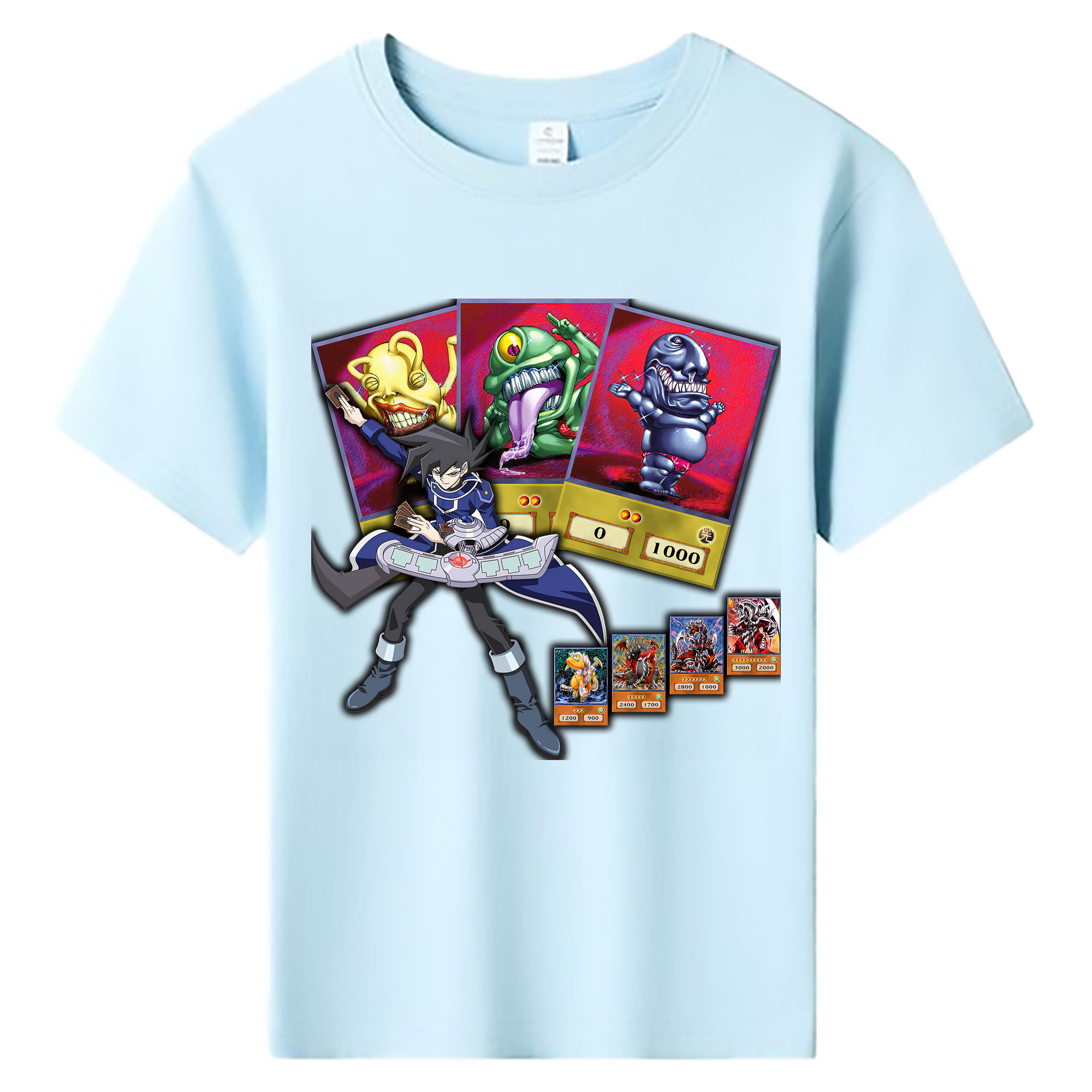 （画像用） 遊☆戯☆王 Yu-Gi-Oh! 綿100％キッズTシャツ（フロントプリント）